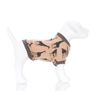 KicKee Pants Dog Shirt - Giraffe Print - Large